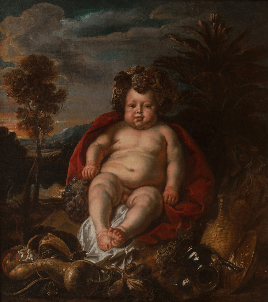 Baco quando criança de Jacob Jordaens