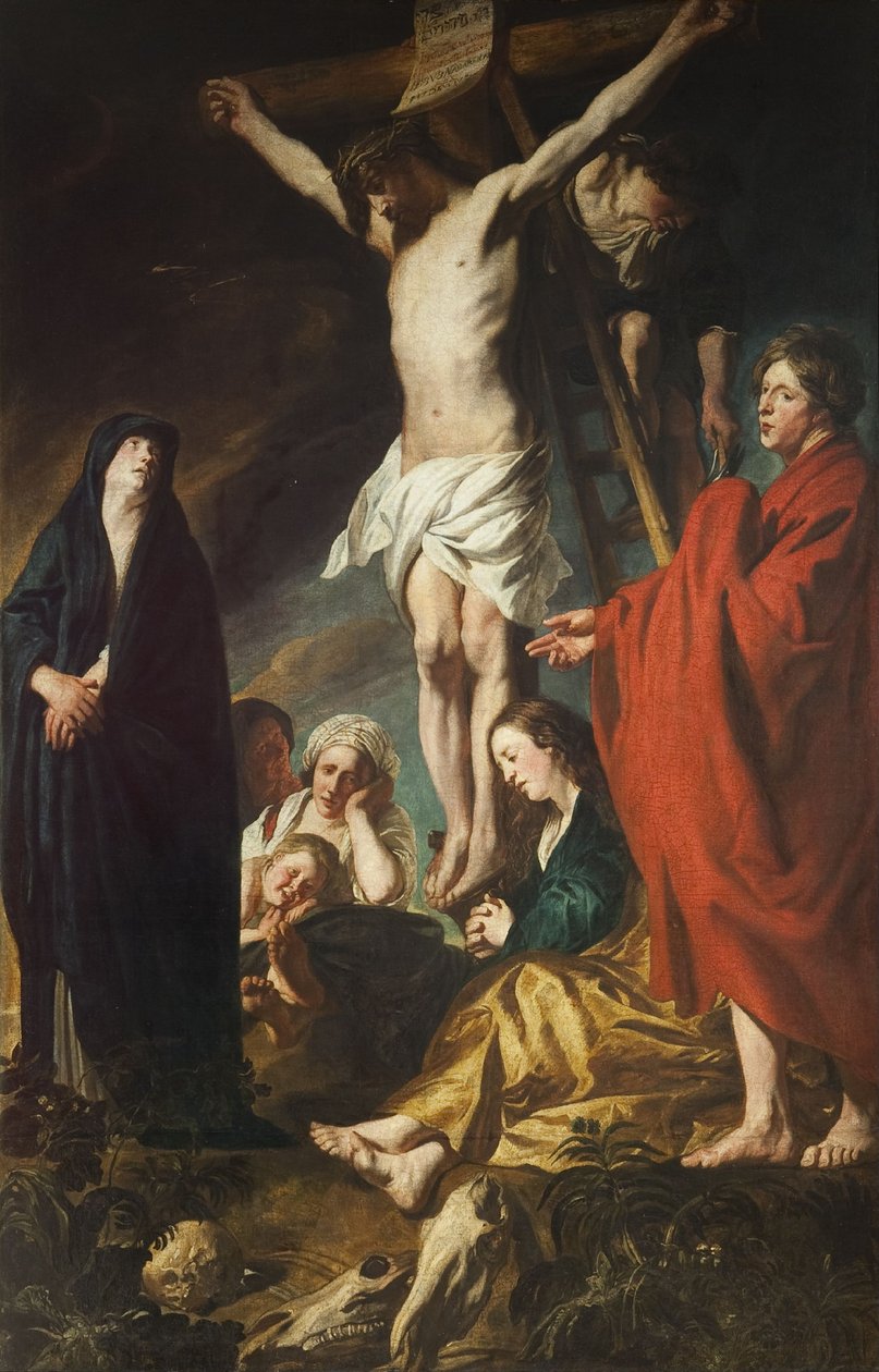 Cristo na Cruz de Jacob Jordaens