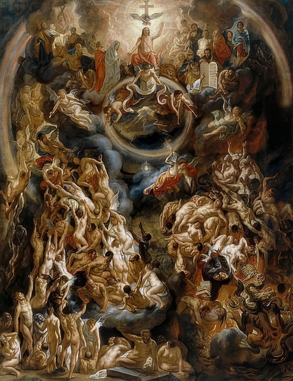 O último julgamento. 1653 de Jacob Jordaens