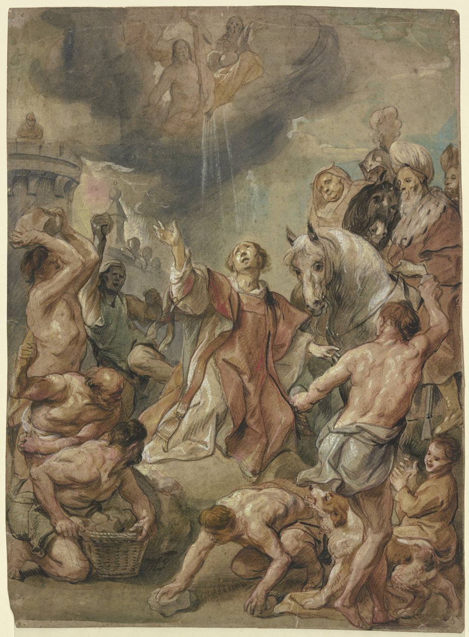 O martírio de Santo Estêvão de Jacob Jordaens