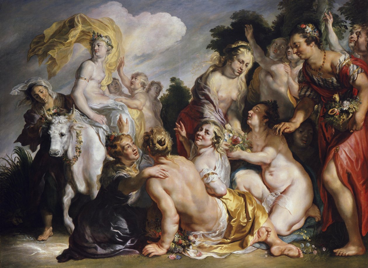 O rapto de Europa de Jacob Jordaens