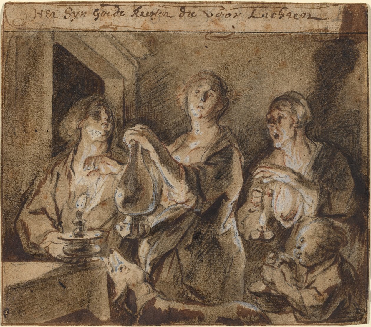 "São boas velas que iluminam o caminho" de Jacob Jordaens