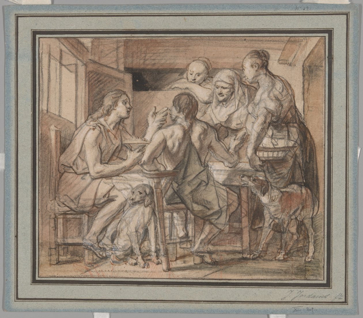 Jacó e Esaú de Jacob Jordaens