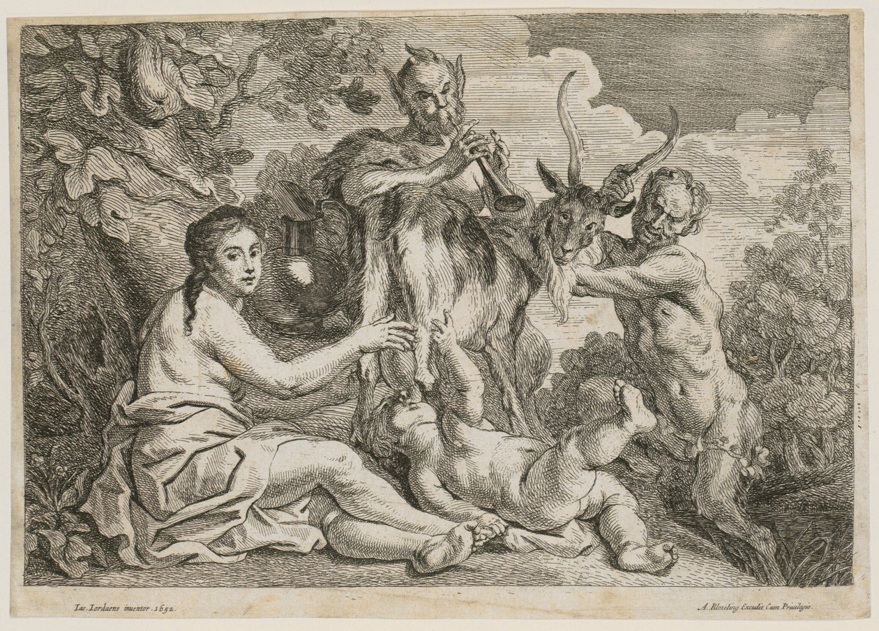 Júpiter alimentado pela cabra Amalteia de Jacob Jordaens