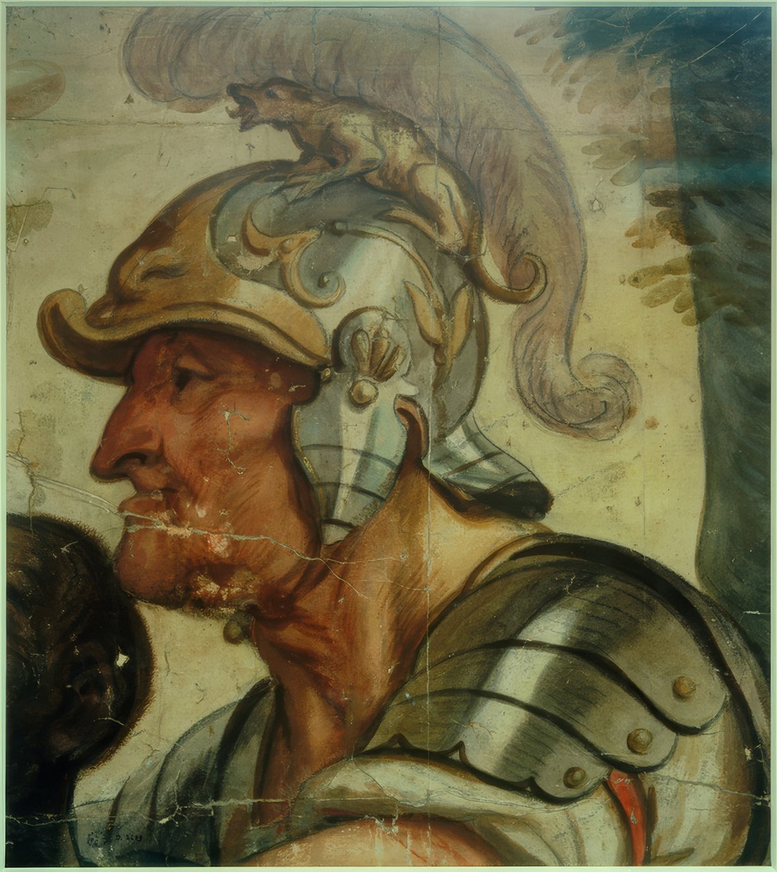 Guerreiro com capacete de Jacob Jordaens