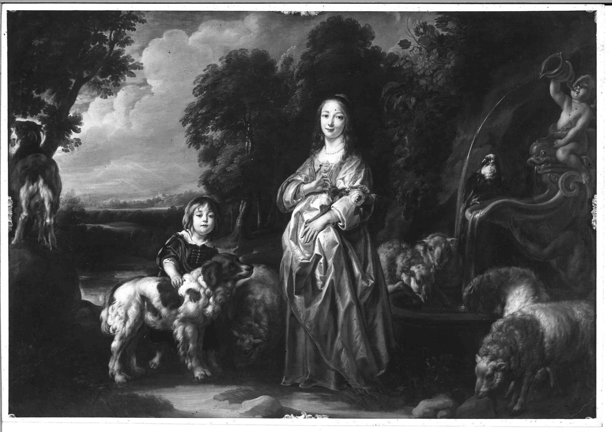 Paisagem com figuras de staffage de Jacob Jordaens