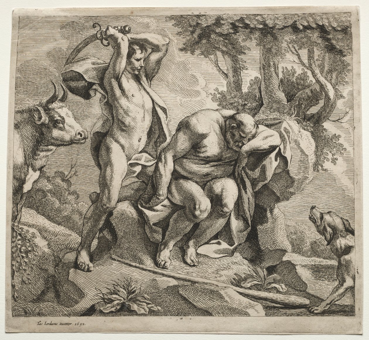 Mercúrio Matando Argus de Jacob Jordaens