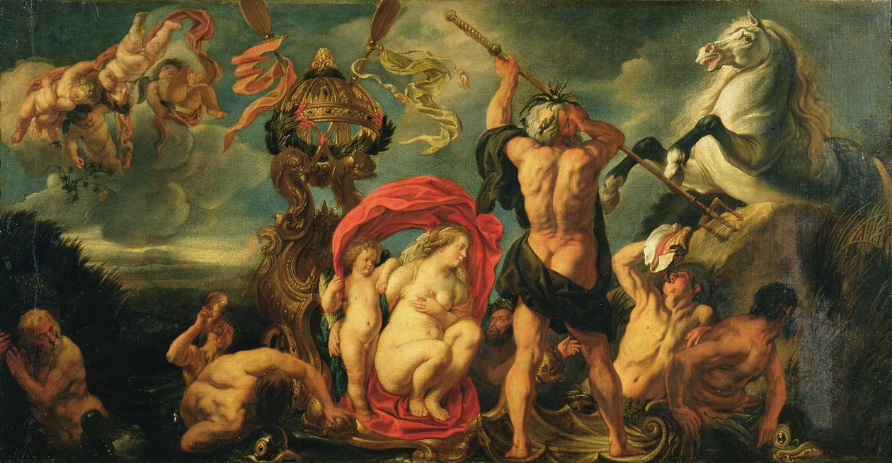 Netuno Criando o Cavalo de Jacob Jordaens