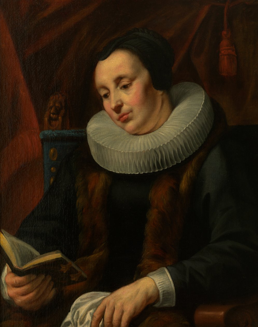 Retrato de uma mulher de Jacob Jordaens