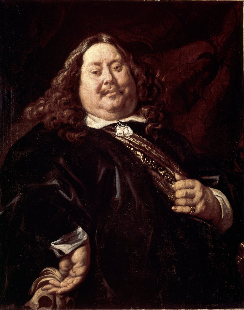 Retrato de um homem (disse uma vez retrato de Michel de Ruyter (óleo sobre tela de Jacob Jordaens