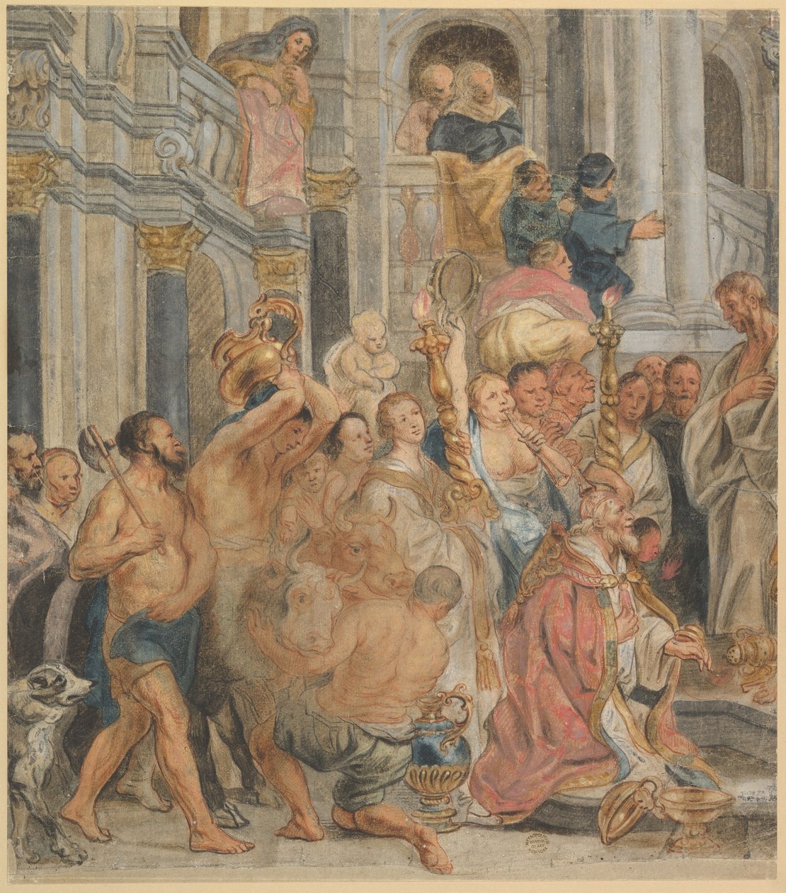 São Paulo em Listra de Jacob Jordaens