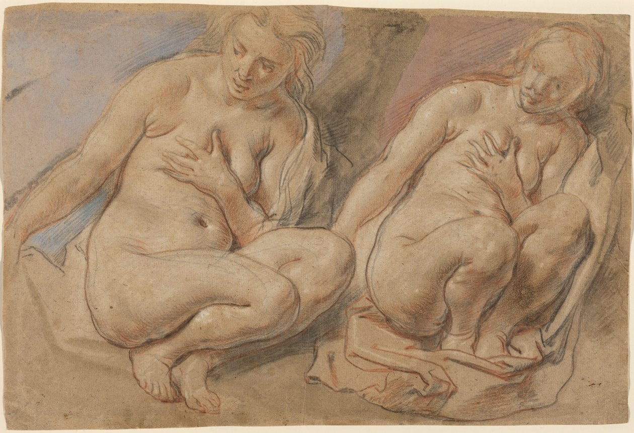 Susana agachada de Jacob Jordaens