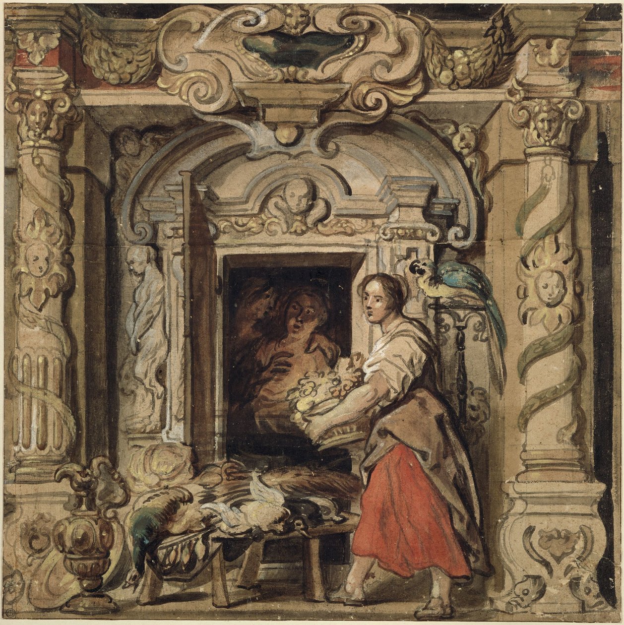 Cenas da vida no campo de Jacob Jordaens