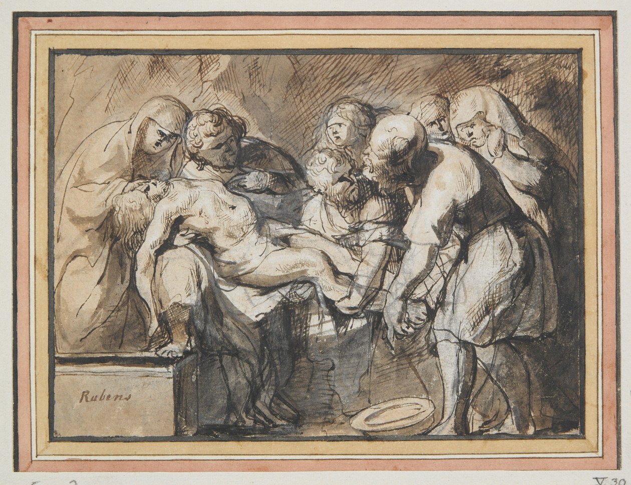 O sepultamento de Jacob Jordaens