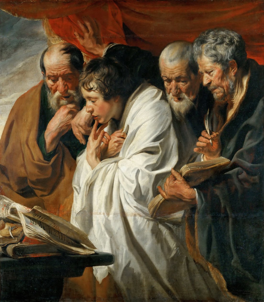 Os quatro evangelistas de Jacob Jordaens
