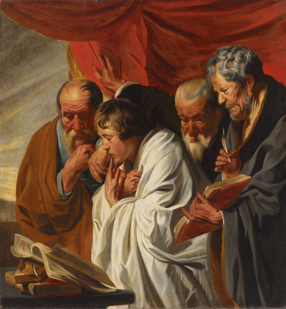 Os quatro evangelistas de Jacob Jordaens