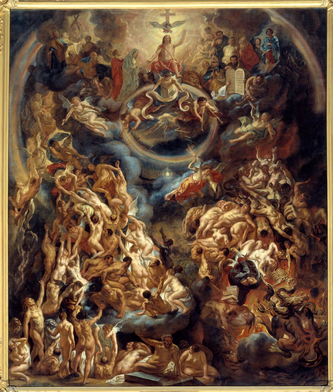The Last Judgement Painting de Jacob Jordaens (1593-1678) 1653 Sun. 3,91x3 m de Jacob Jordaens