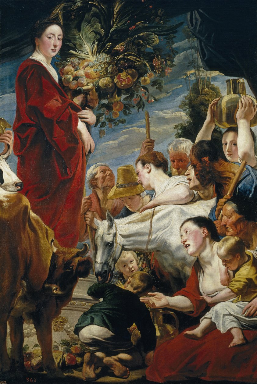 A oferta a Ceres de Jacob Jordaens
