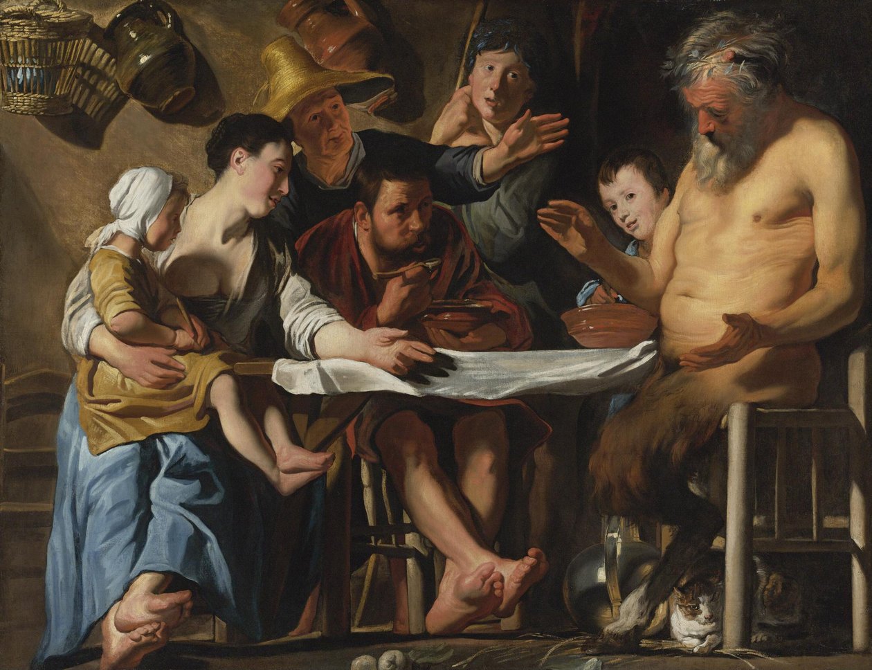 O Sátiro e a Família Camponesa de Jacob Jordaens