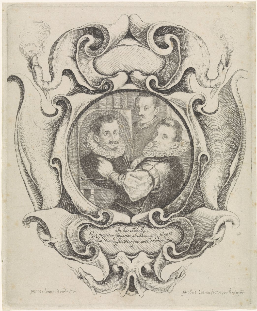 Pintor retrata Paulus Willemsz. van Vianen de Jacob Lutma