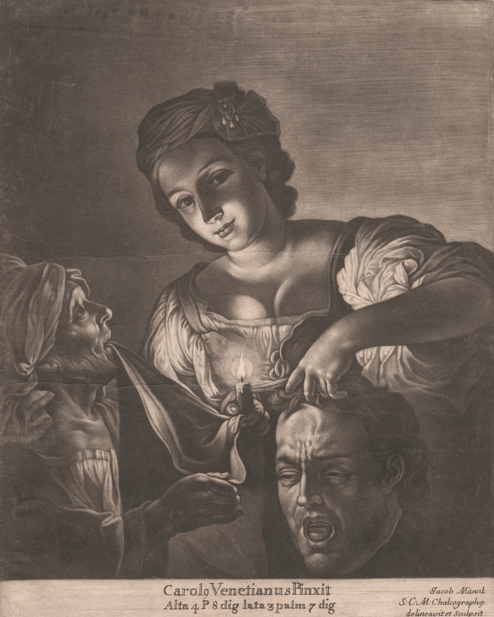 Judith com o Chefe de Holofernes de Jacob Mannl