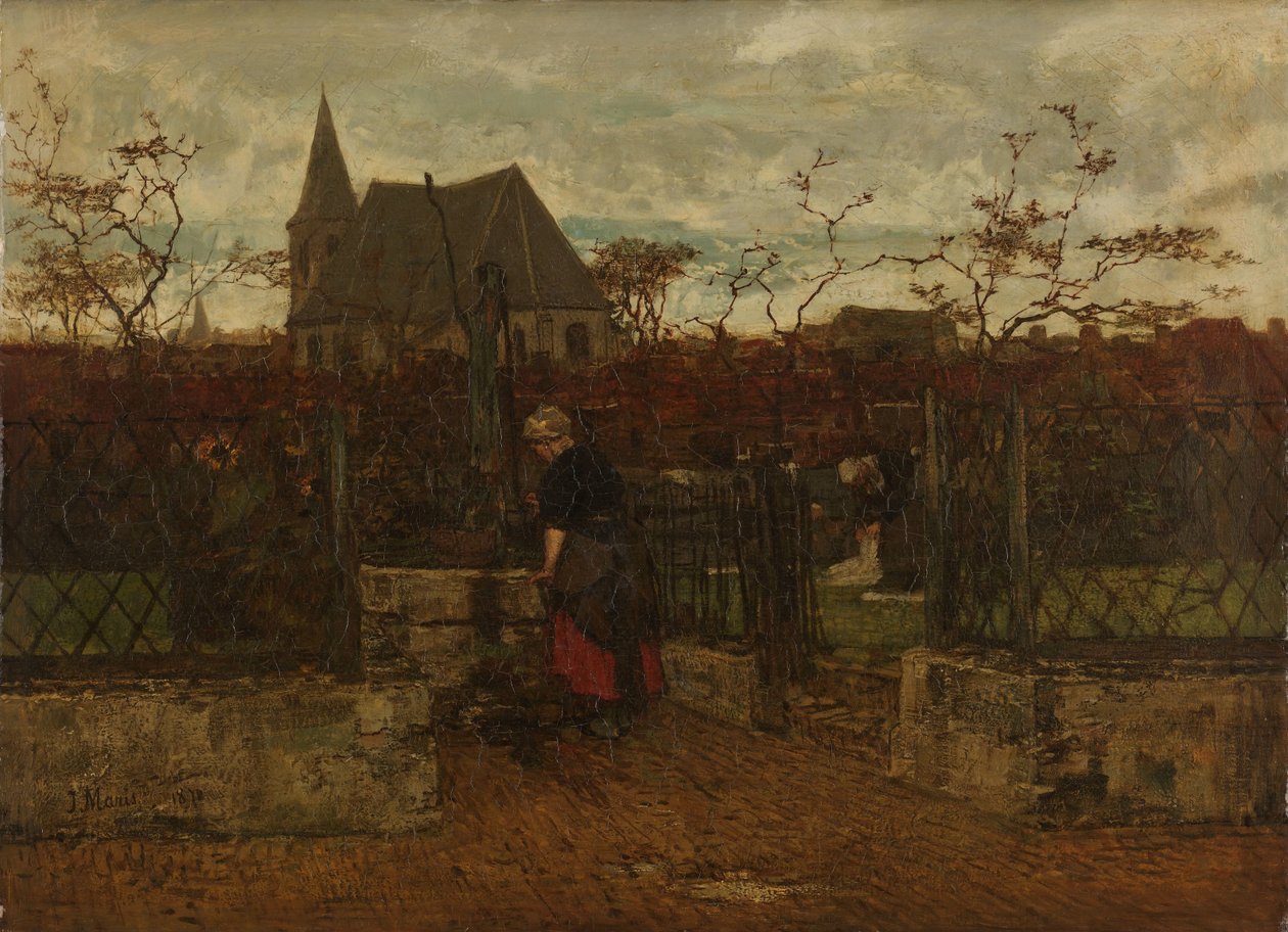 Um campo de branqueamento de Jacob Maris