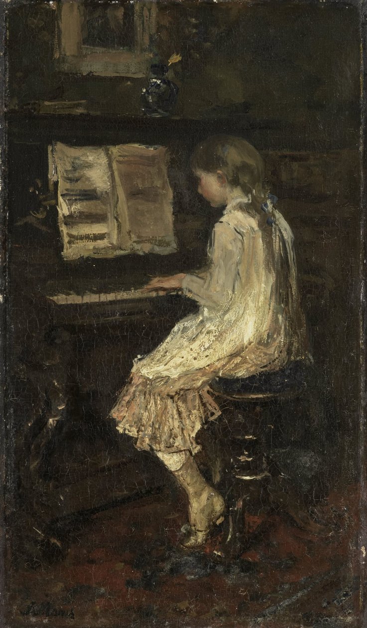 Garota no piano de Jacob Maris