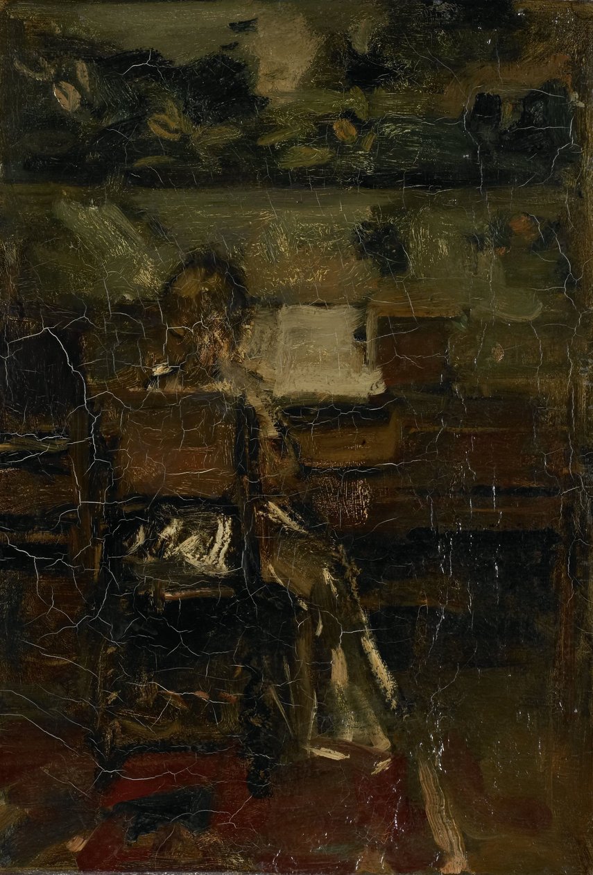 Rapariga ao piano de Jacob Maris