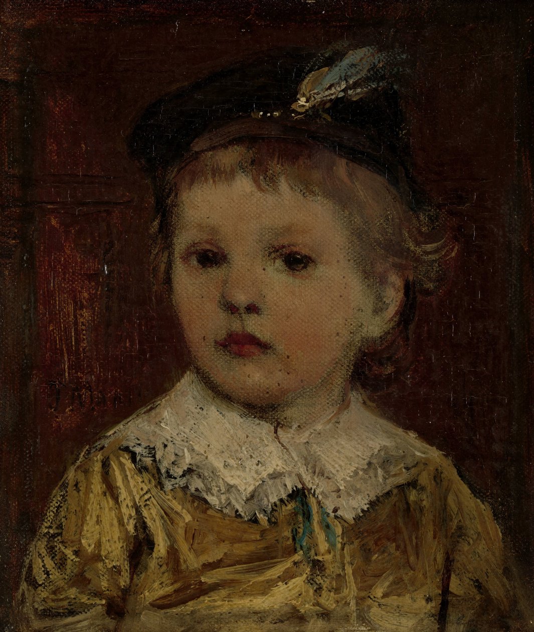 "Retrato de Willem", provavelmente Willem Matthijs Maris Jbzn, filho de Jacob Maris de Jacob Maris