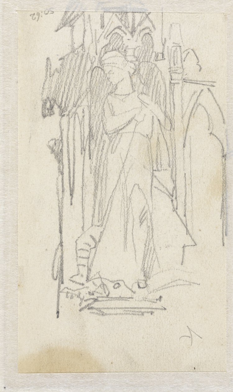 Esboço de uma estátua de H. Joris de Jacob Maris