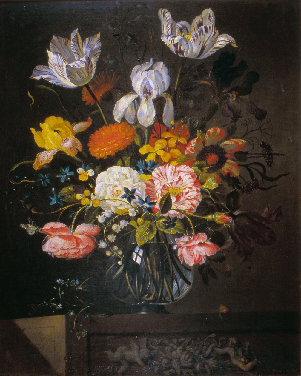 Natureza-Morta com Flores de Jacob Marrel