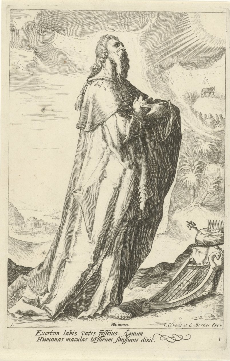 David
Profetas do Antigo Testamento (título da série) de Jacob Matham (attributed to)