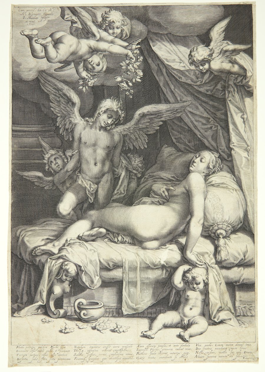 Cupido e Psique de Jacob Matham