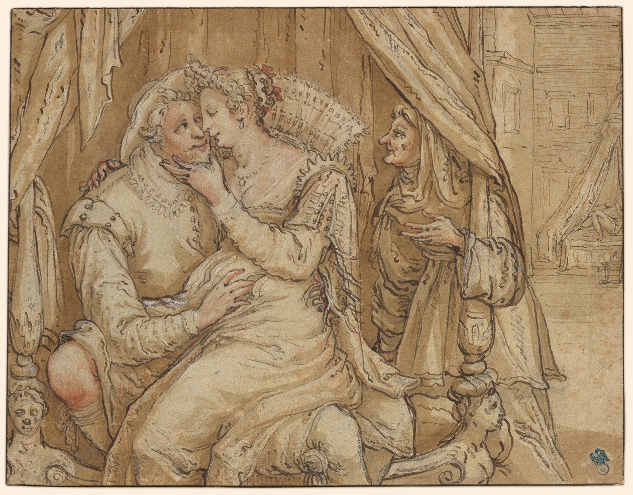 Casal amoroso de Jacob Matham