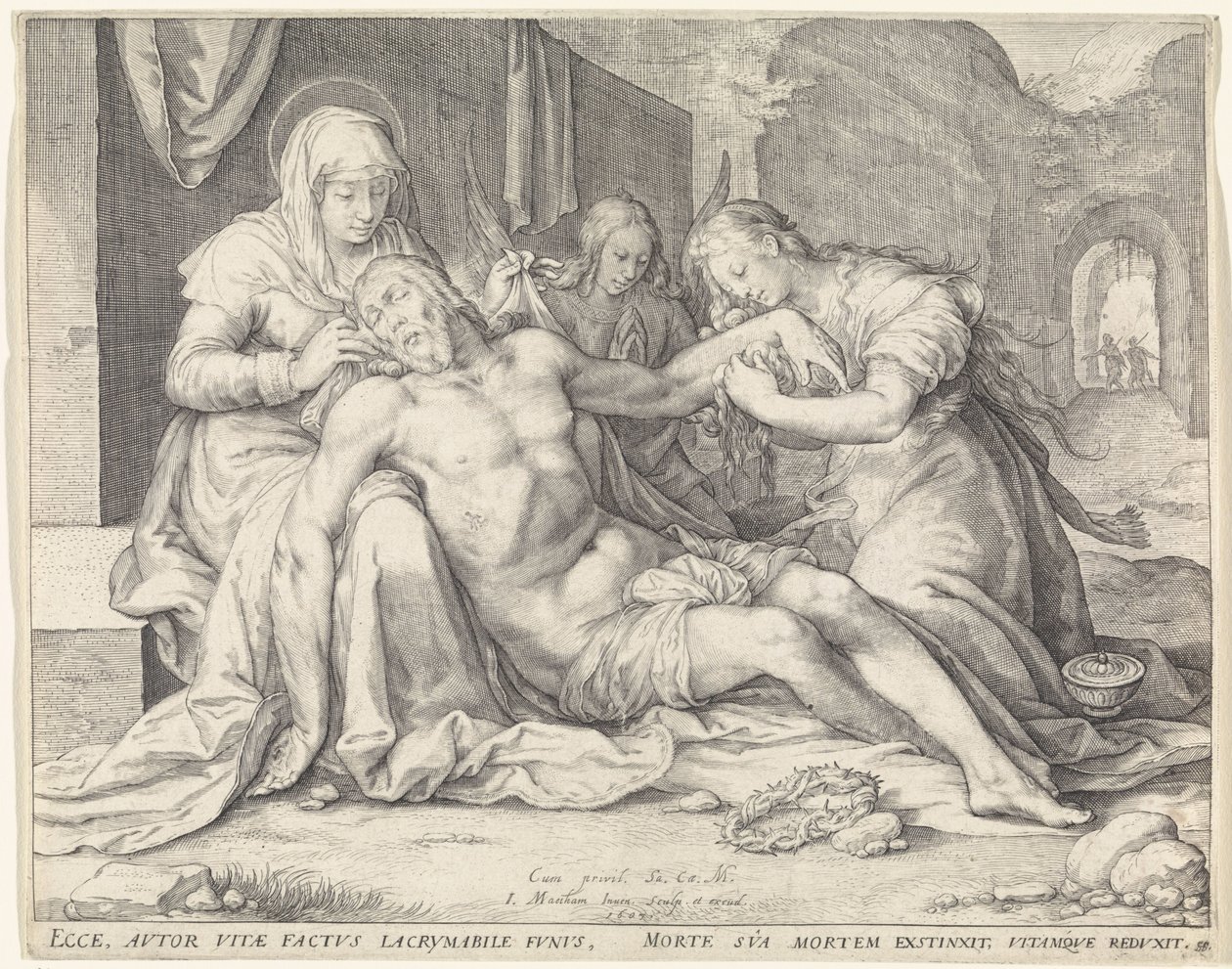 Tremor de Cristo de Jacob Matham