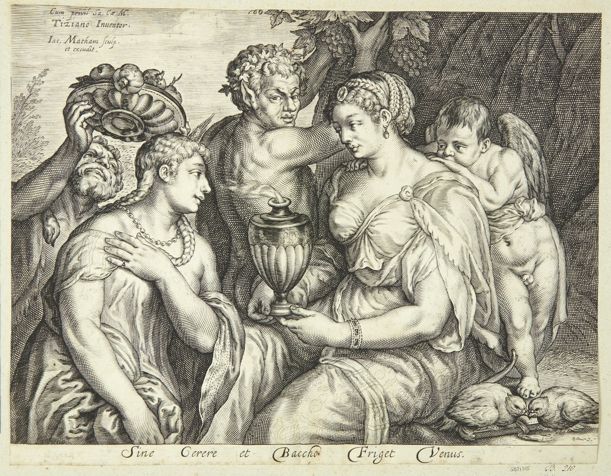 Ceres, Baco e Vênus de Jacob Matham
