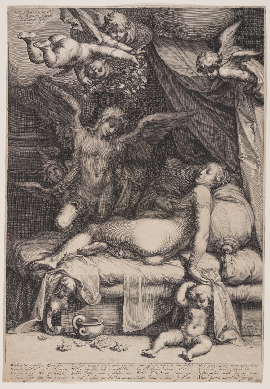 Cupido e Psique de Jacob Matham