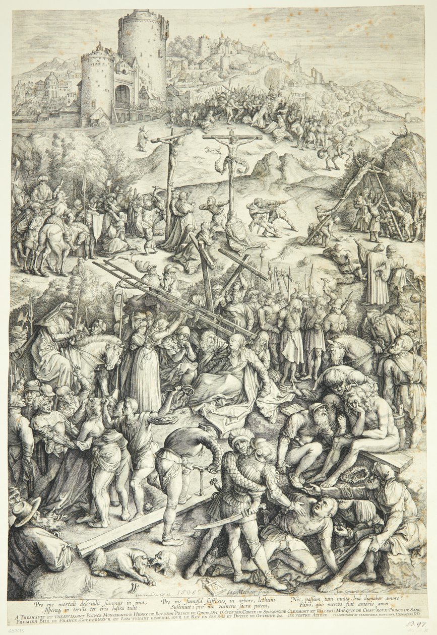 Dinamarquesa:  Golgata de Jacob Matham