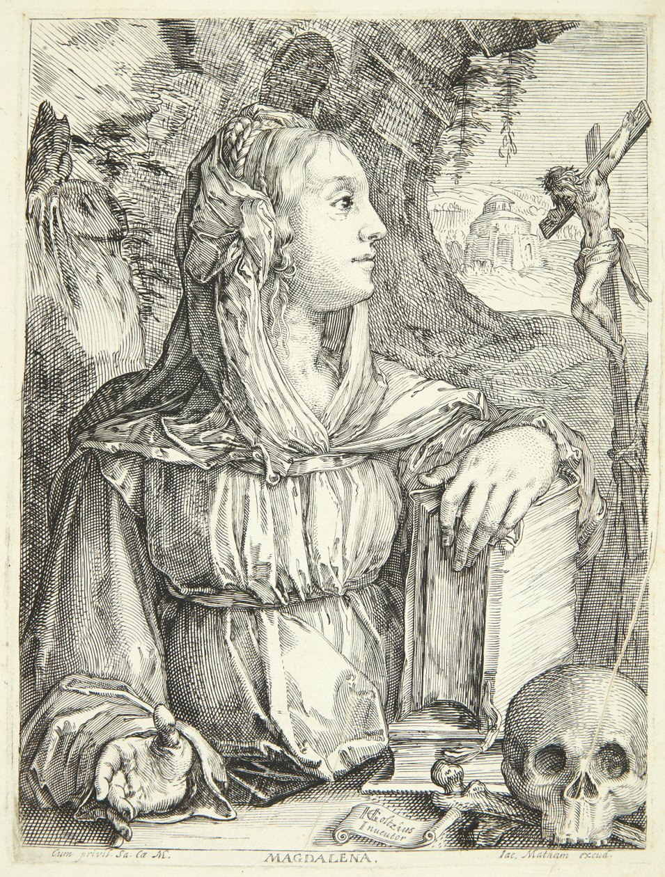 A penitente Maria Madalena de Jacob Matham