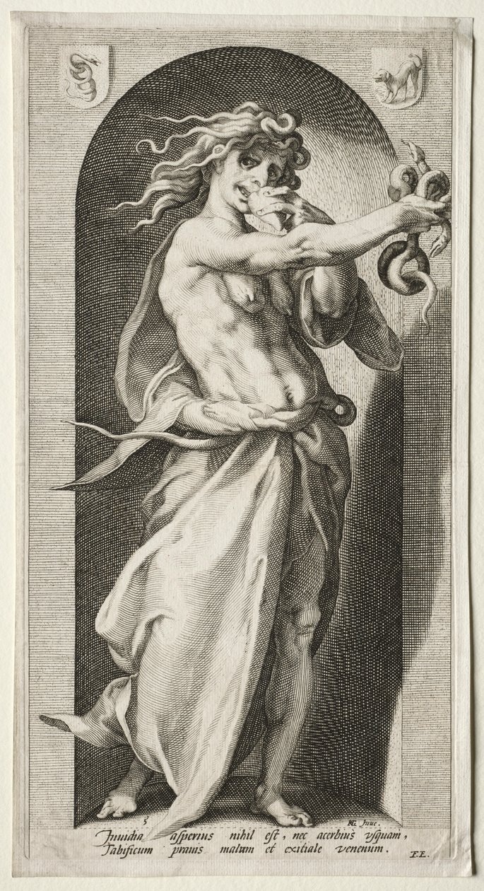 Inveja, 1593. de Jacob Matham