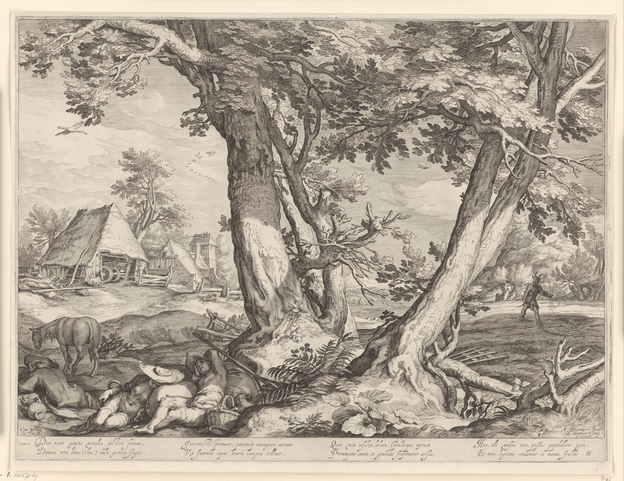 Paisagem com a parábola do semeador de Jacob Matham