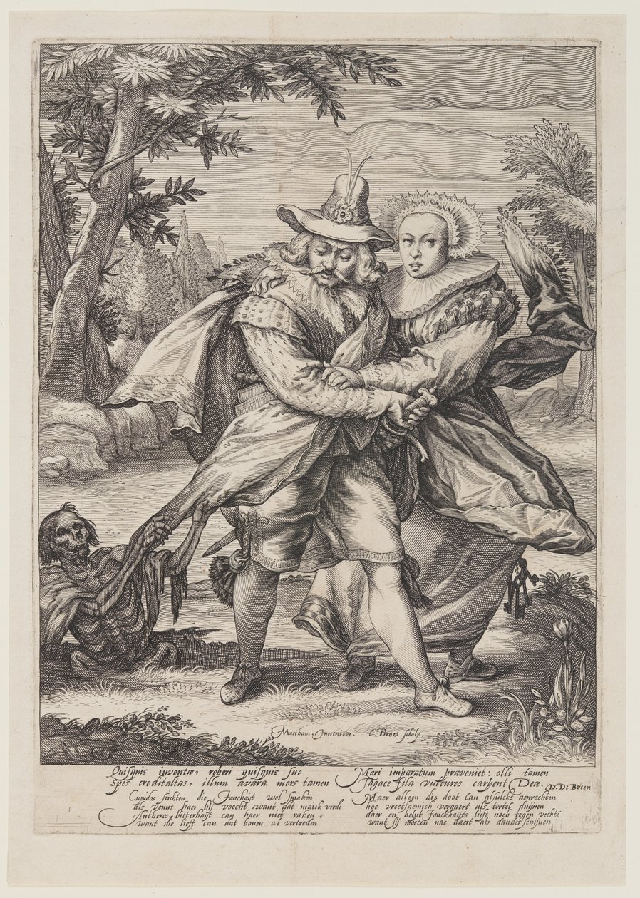 Os amantes surpreendidos pela morte de Jacob Matham