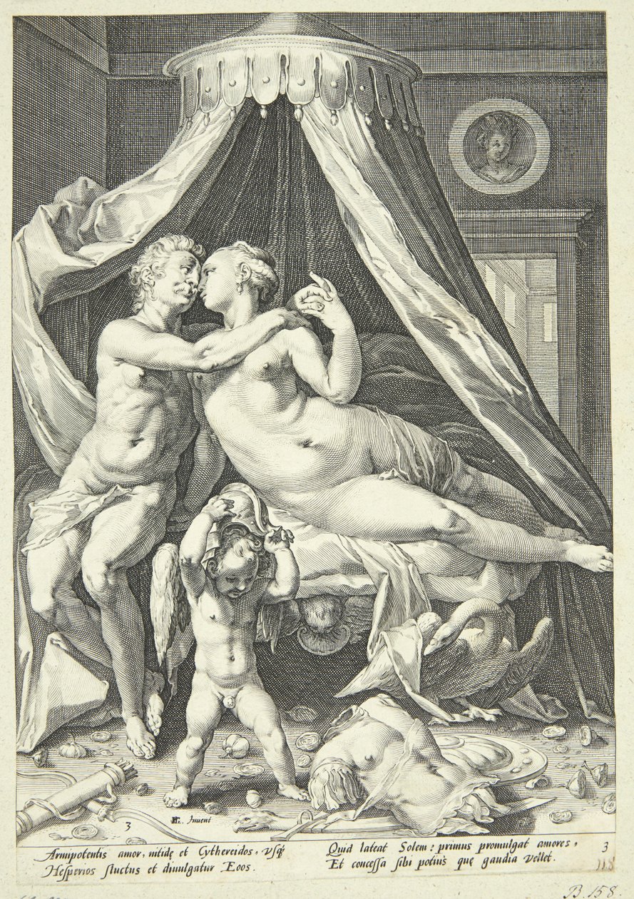 Marte e Vênus de Jacob Matham