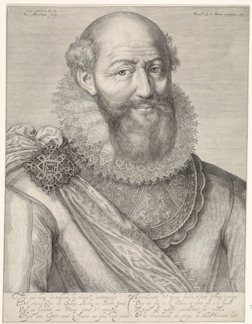 Retrato de Maximilien de Béthune de Jacob Matham