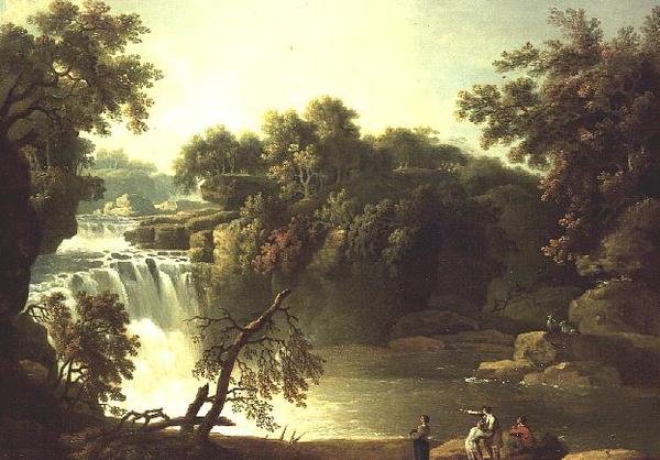 Cora Lynn, as cataratas do Clyde de Jacob More