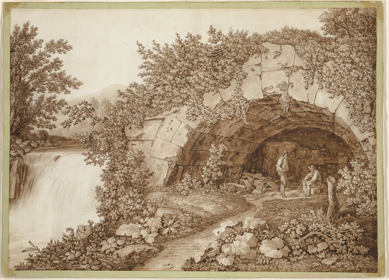 A Ponte de São Paulo de Jacob Philipp Hackert