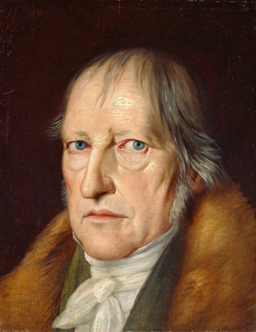 Retrato de Georg Wilhelm Friedrich Hegel (1770-1831), de Schlesinger, Jakob (1792-1855). Óleo sobre tela de Jacob Schlesinger