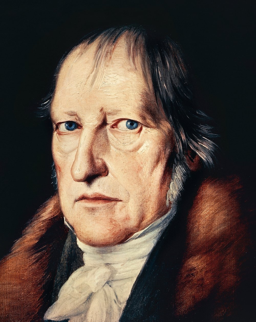 Retrato de Georg Wilhelm Friedrich Hegel de Jacob Schlesinger