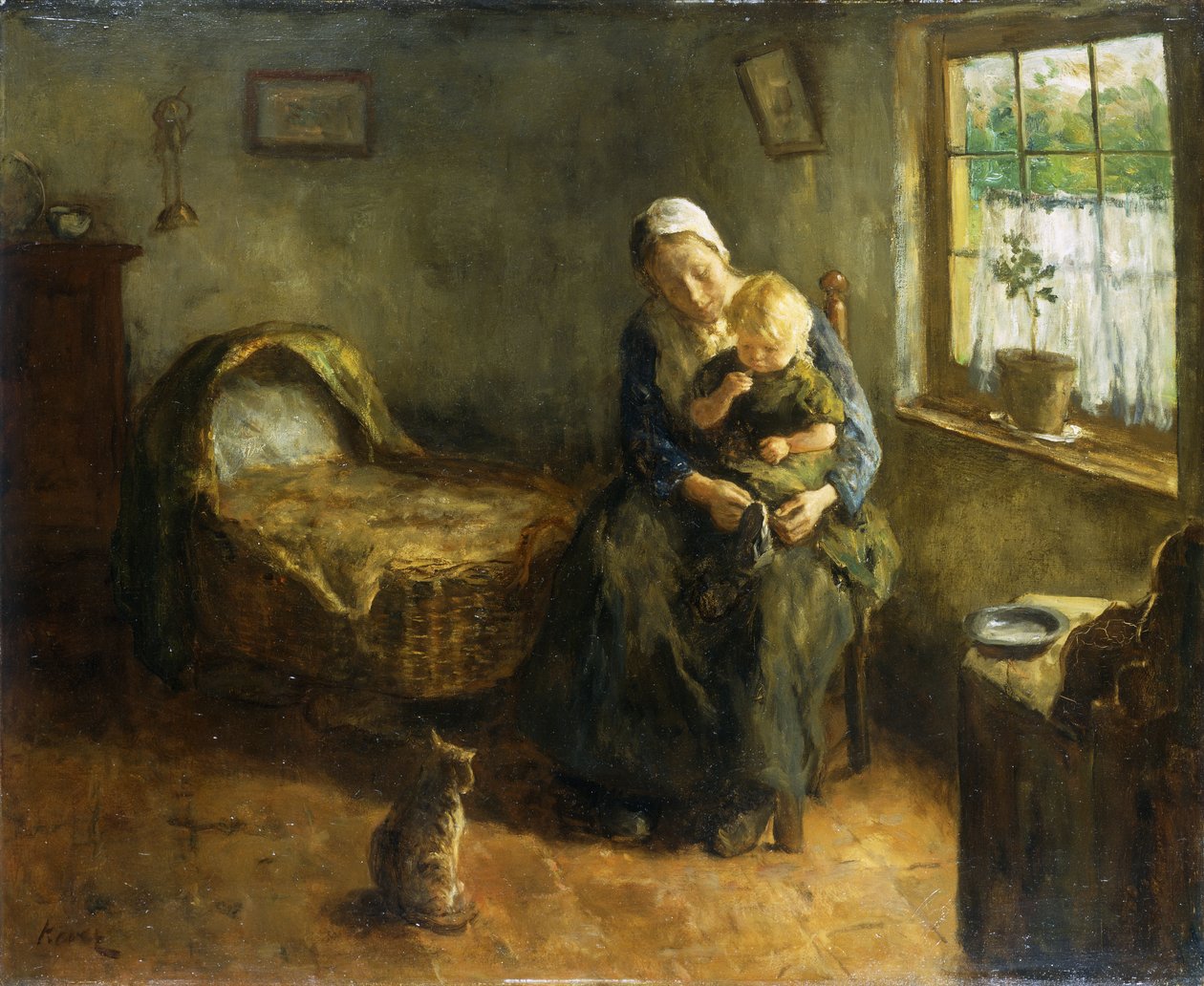 Vestir o bebê, de Jacob Simon Kever