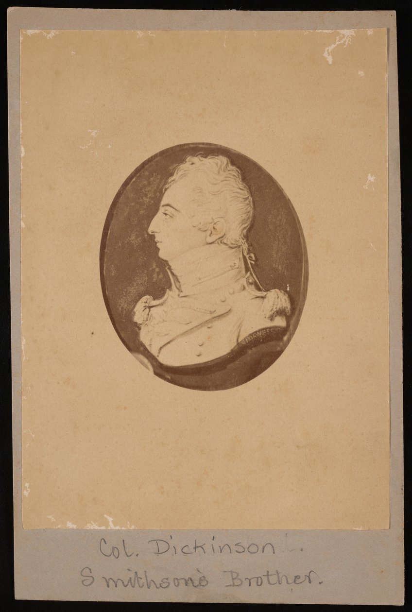 Retrato de Henry Louis Dickinson 1771-1820, 1805 fotografado na década de 1880. de Jacob Spornberg